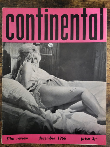 Continental Film Review Magazine December 1966